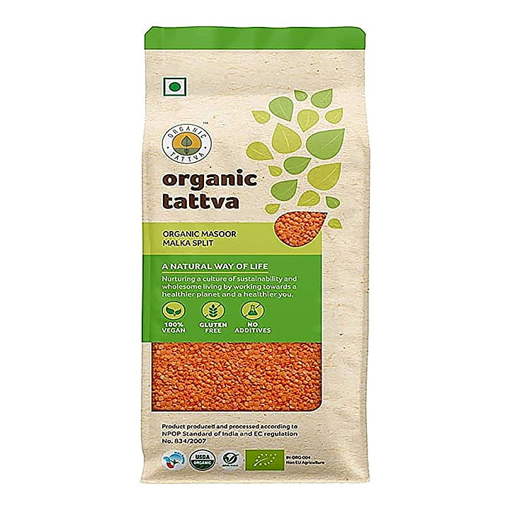 Organic Tattva Masoor Malka Split : 500 g