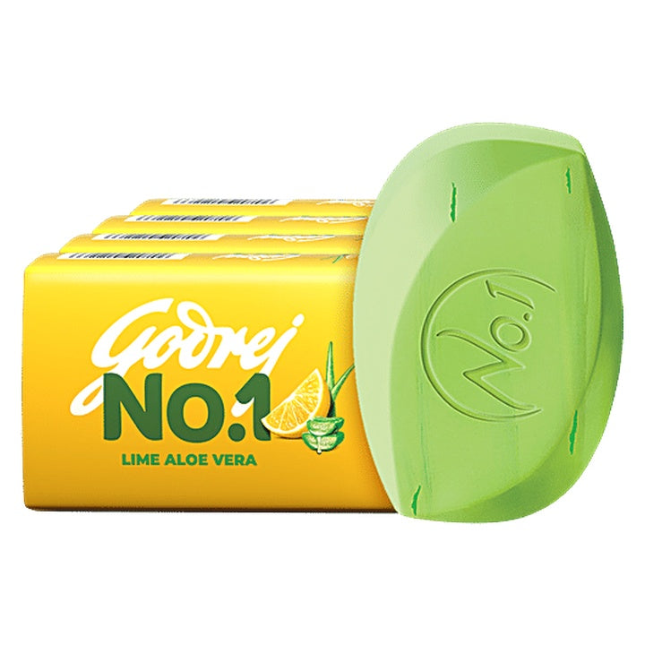 Godrej No.1 Lime & Aloe Vera Bathing Soap (150 g)
