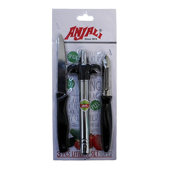 Anjali Kitchenware Utility Set Super - 3 Pieces : 1 Unit
