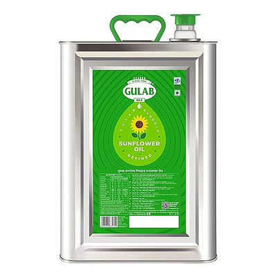 Gulab Sunflower Oil Tin : 13 kg