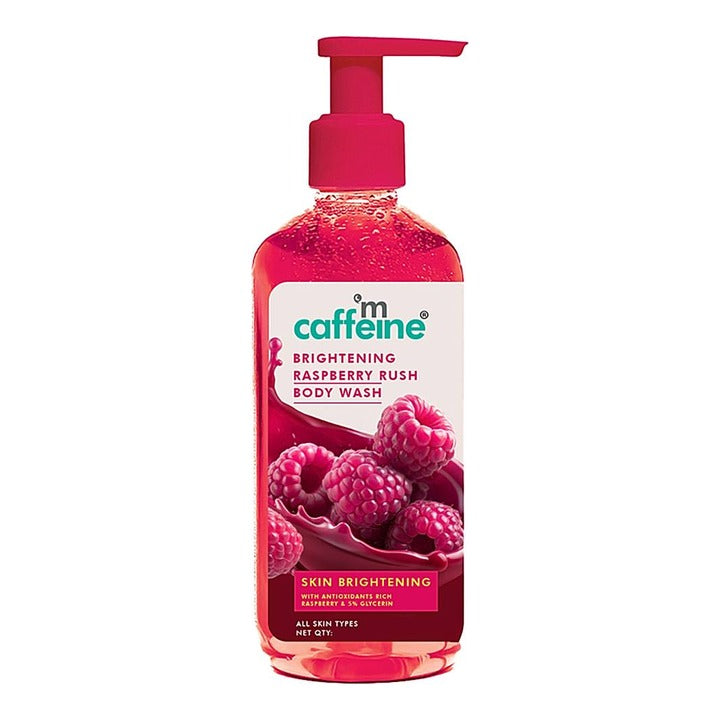 mCaffeine Brightening Raspberry Rush Body Wash : 300 ml