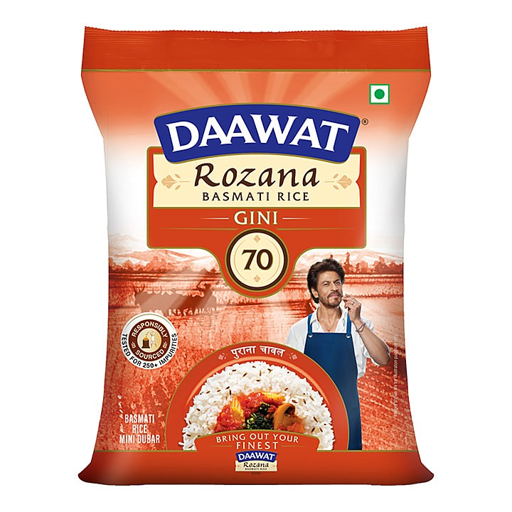 Daawat Gini 70 Basmati Rice : 10 kgs
