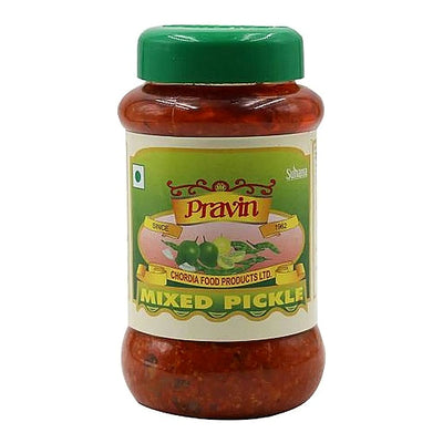 Pravin Mixed Pickle Bottle : 350 g