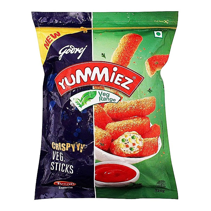 Godrej Yummiez Crispy Veg Sticks : 320 g