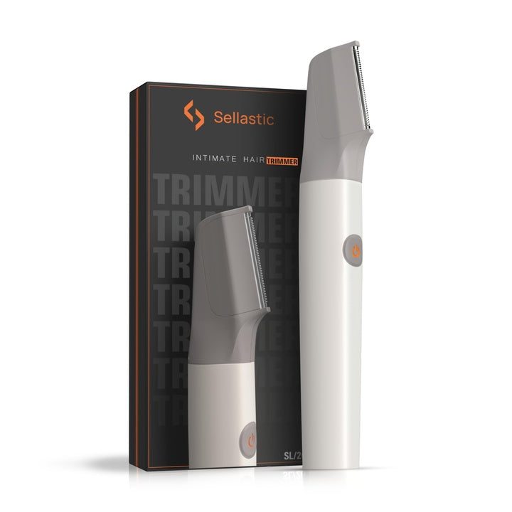 SELLASTIC Premium Full Body Trimmer for Men - Beard, Body & Private Parts Grooming Kit | Skin-Safe, Waterproof, Precision Hair Cutting Machine | Clinically Tested for Sensitive Skin | All-in-One Trimmer | 2 Year Warranty | 120 Min Runtime | Gift f...