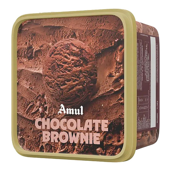 Amul Ice Cream - Chocolate Brownie : 540 g
