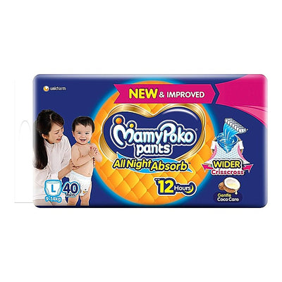 Mamy Poko Pants Extra Absorb-Large : 40 Unit