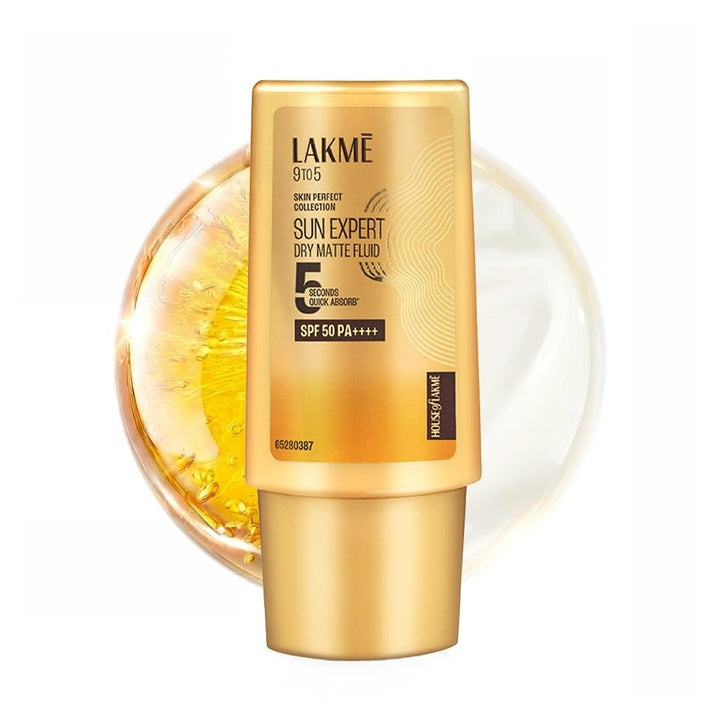 Lakme Fluid SPF 50 PA++++ In-Vivo tested Sunscreen With 1% Niacinamide & Ceramide,all skin type 30ml