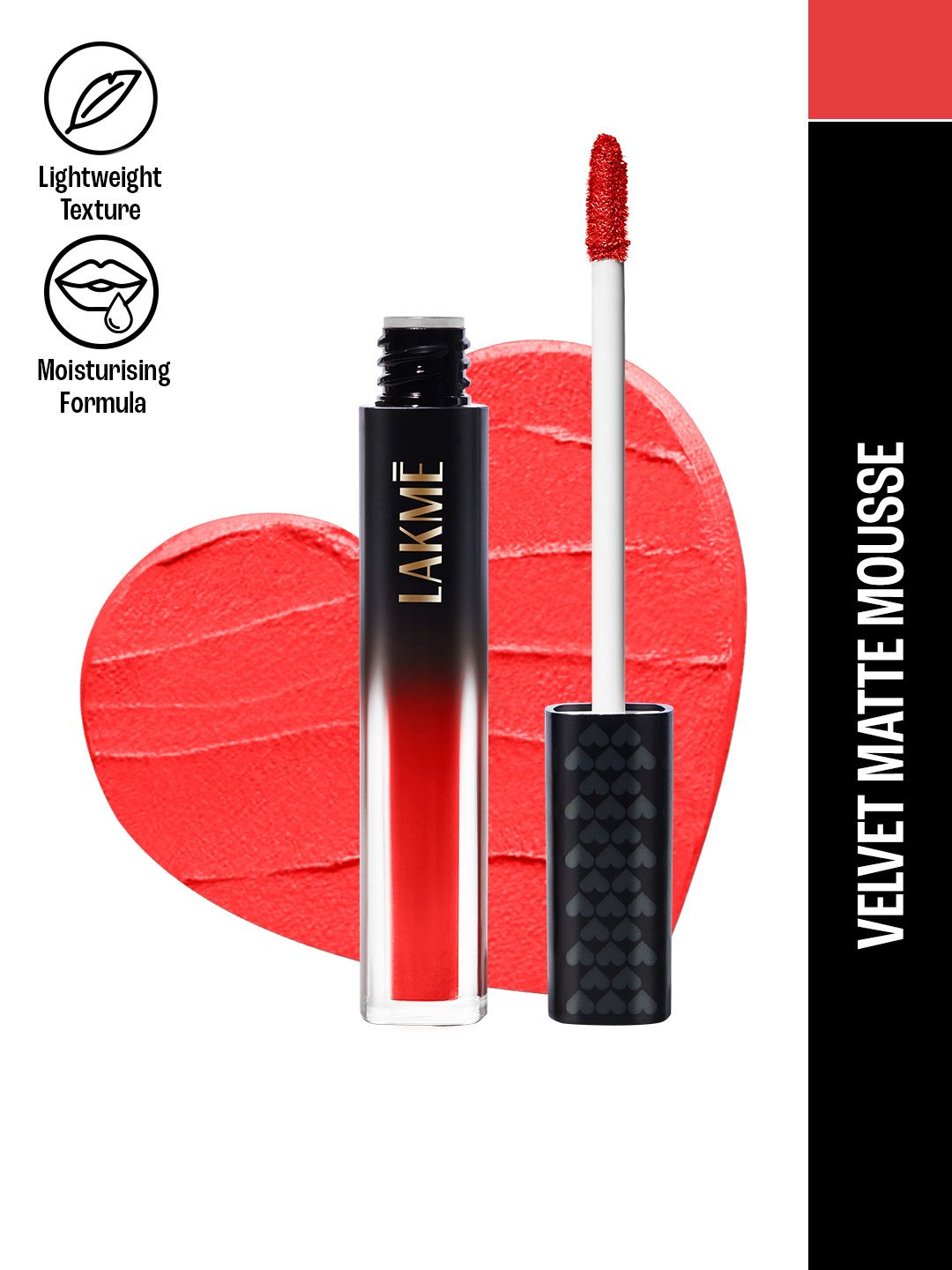 Lakme Xtraordin-airy Velvet Matte Lip Mousse With Cocoa Butter 4.6g - Scarlet Siren 101