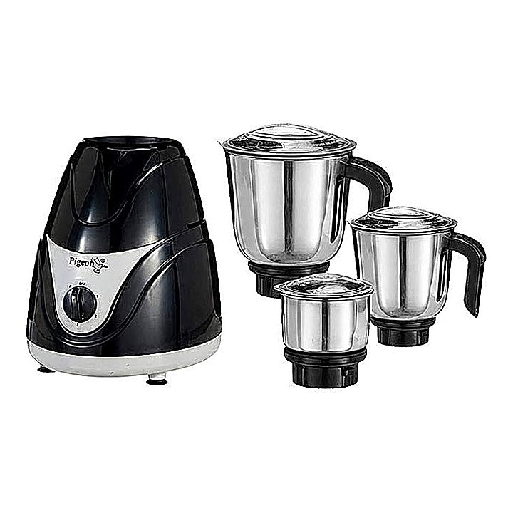 Pigeon Eva Mixer Grinder - 3 Jars (750 W) : 1 Unit