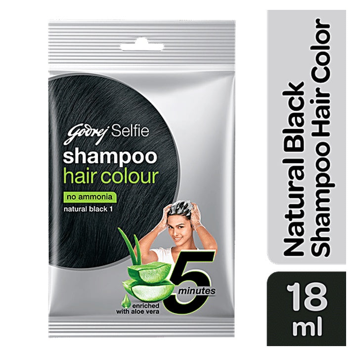 Godrej Selfie 5 Minute Shampoo Hair Colour (18 ml)