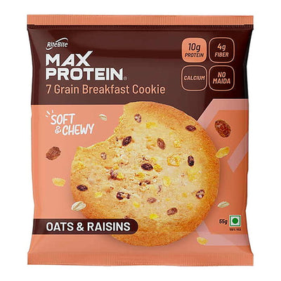 RiteBite Max Protein Cookie Oats & Raisins : 55 g