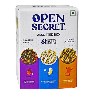 Open Secret Assorted Box Nutty Cookies : 75 g