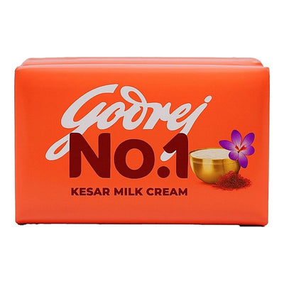 Godrej No. 1 Kesar & Milk Cream Soap : 3x100 g