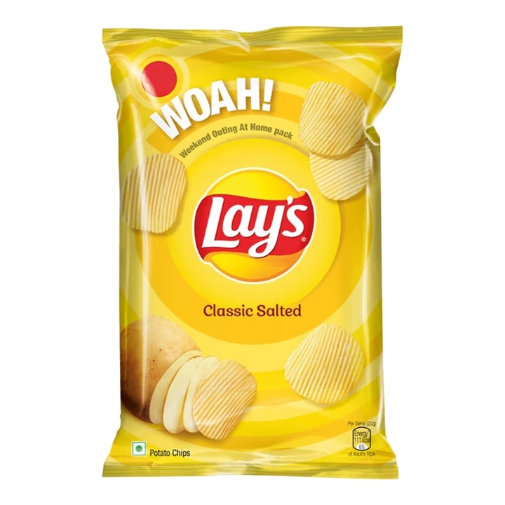 Lays Classic Salted Potato Chips : 67 g