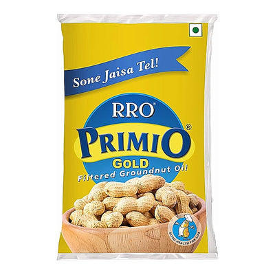 RRO Primio Gold Filtered Groundnut Oil : 870 g