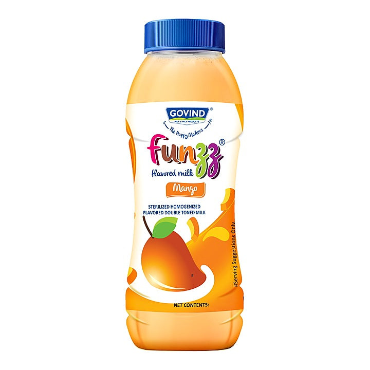 Govind Funzz Mango Flavored Milk Bottle : 200 ml