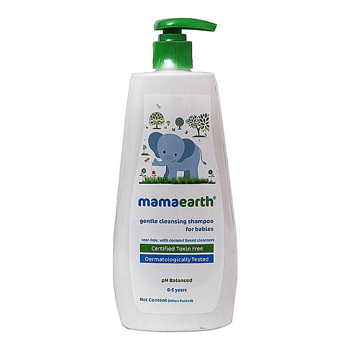 Mamaearth Gentle Cleansing Shampoo For Babies : 400 ml