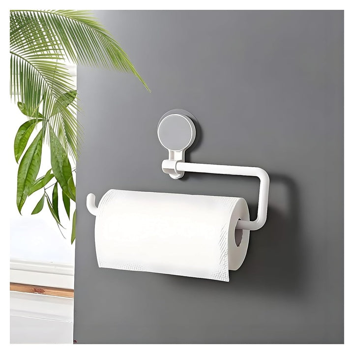 BONIRY Toilet Paper Holder, Magic Sticker Self Adhesive Multifunctional Paper Towel Holder, Napkin Holder for Home, Under Cabinet, Over The Sink, Organizer Rack for Paper Towel Roll, Kitchen Towels