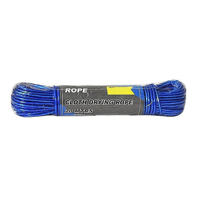 Cloth Drying Plastic Rope (Assorted) - 20 Metres : 1 Unit