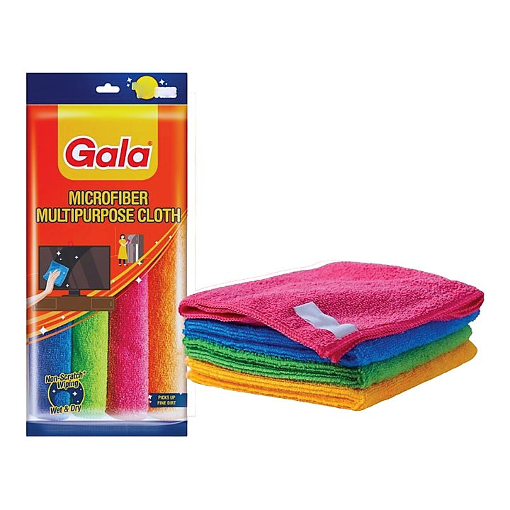 Gala Microfiber Cleaning Cloth : 4 Units