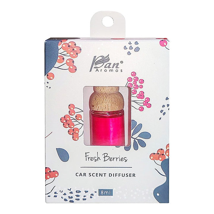 Pan Aromas Car Scent Reed Diffuser - Fresh Berries : 8 ml
