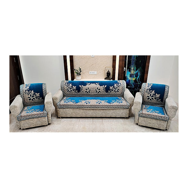 MHF Sofa Slip Cover Cloud Aqua - Aqua : 6 Units