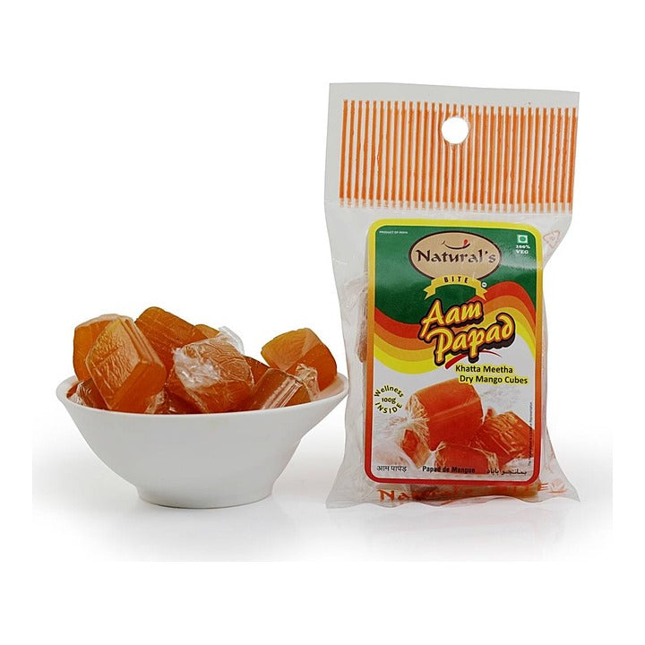 Natural's Bite Aam Papad Cubes : 100 g