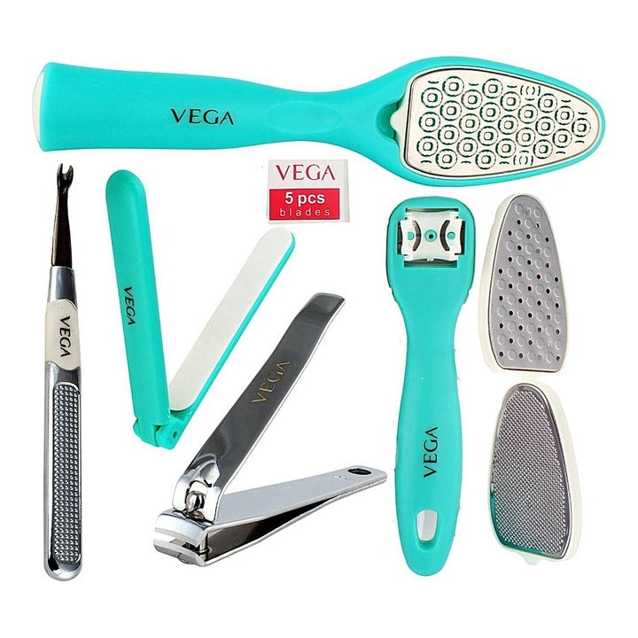 Vega DIY Pedicure Set (8 Pieces) - PDS O8 : 1 Unit