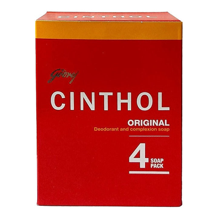 Cinthol Original Deodorant & Complexion Soap : 4x100 g