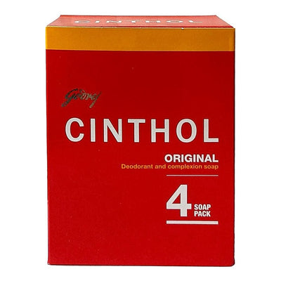 Cinthol Original Deodorant & Complexion Soap : 4x100 g