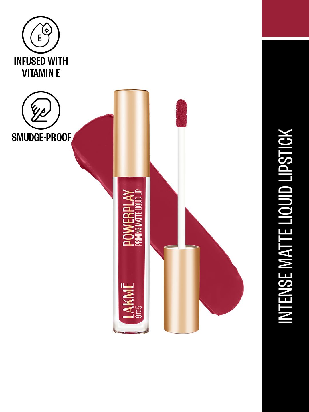 Lakme 9to5 Powerplay Priming Matte Liquid Lip Color With Vit E 4.2ml - Dusty Rose MP3
