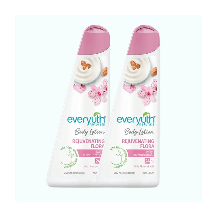 Everyuth Naturals Rejuvenating Floral Body Lotion (400 ml)