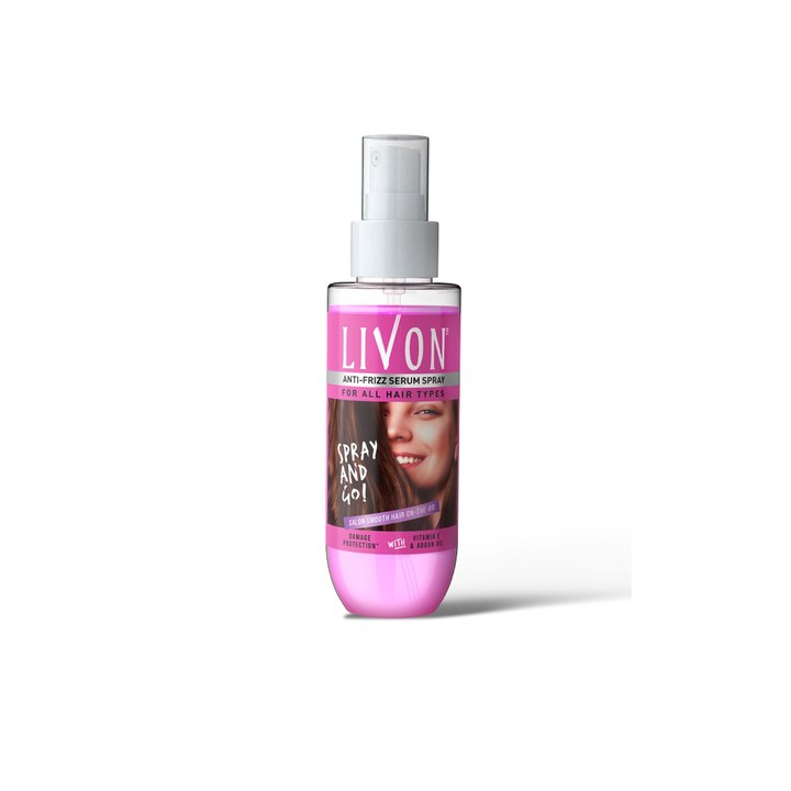 Livon Shake & Spray Hair Serum For Frizz-free Smooth & Glossy Hair on-the-go - 100ml