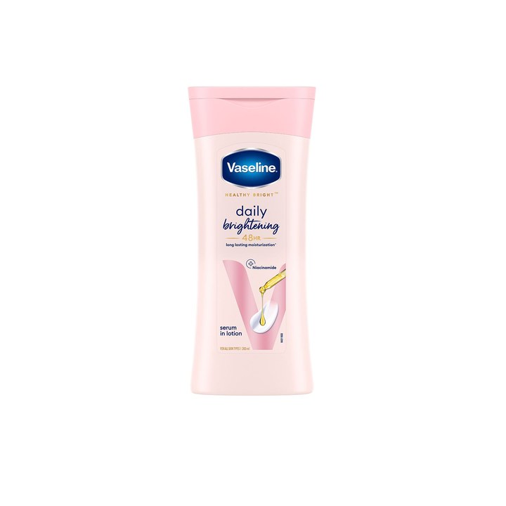 Vaseline Daily Brightening Body Lotion For Healthy & Glowing Skin with Niacinamide - 200ml