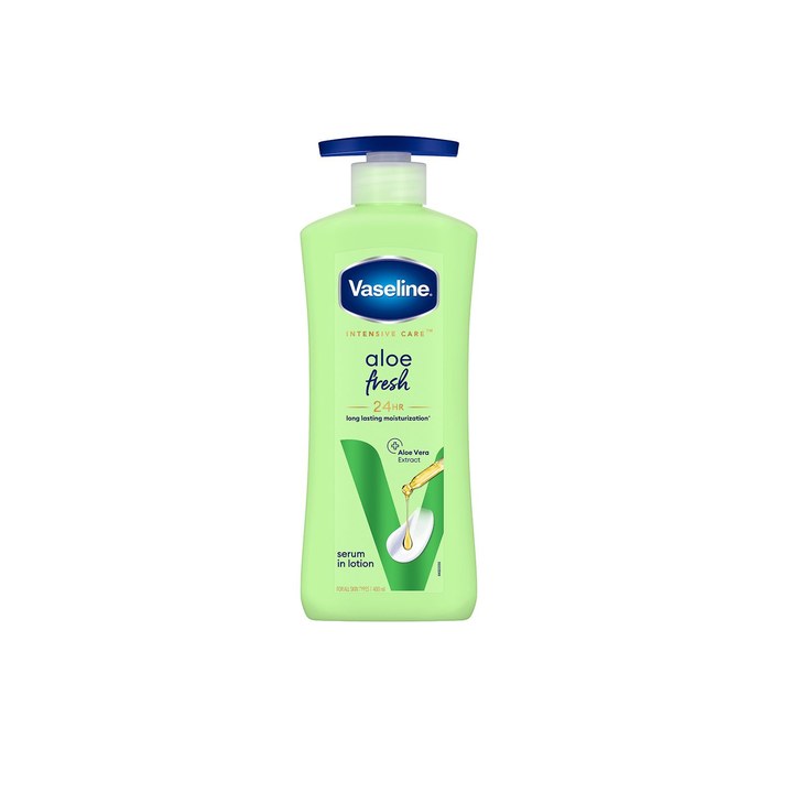 Vaseline Aloe Fresh Body Lotion with 24 HR Long Lasting Moisturisation - 400ml