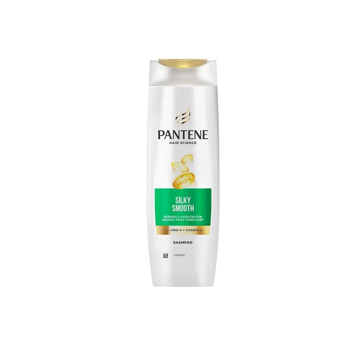 Pantene Hair Science Silky Smooth Shampoo with Pro-Vitamins &Vitamin E - 340ml