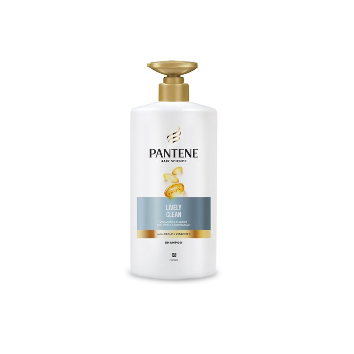 Pantene Hair Science Lively Clean Shampoo with Pro-Vitamins & Vitamin C - 650ml