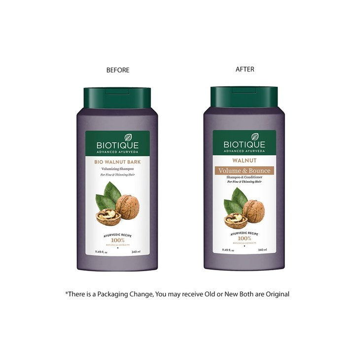 Biotique Bio Walnut Bark Volumizing Shampoo 340 ml