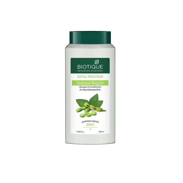 Biotique Unisex Bio Soya Protein Fresh Nourishing Shampoo 340 ml