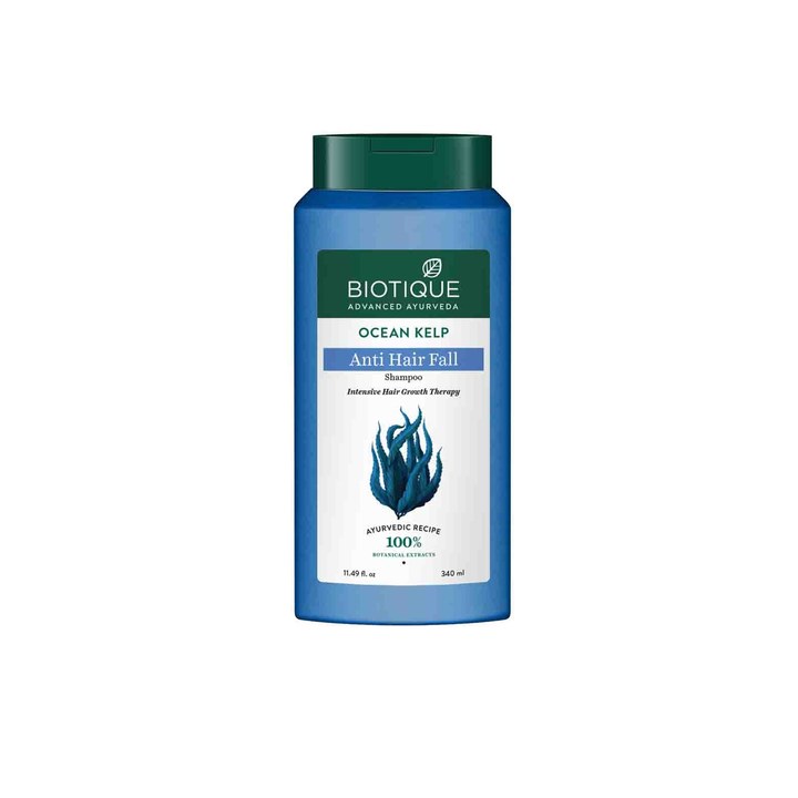 Biotique Ocean KELP Anti Hair Fall Shampoo for Intensive Hair Growth Therapy 340 ml