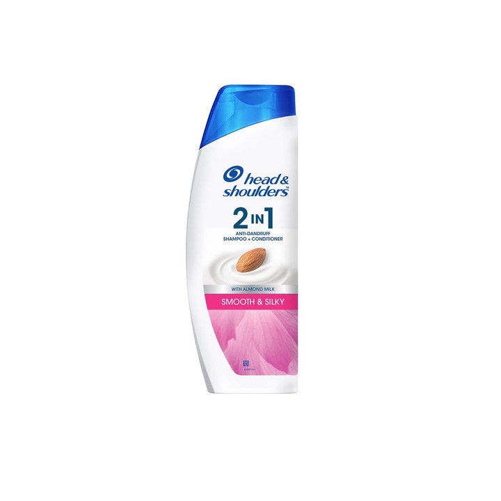 Head & Shoulders Unisex Smooth & Silky 2 in 1 Anti Dandruff Shampoo & Conditioner 340 ml
