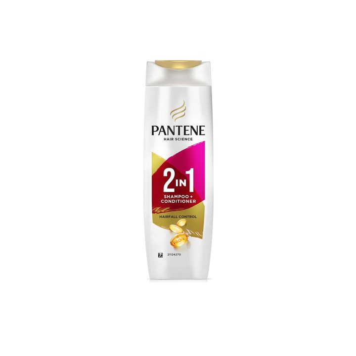 Pantene 2 In 1 Hairfall Control Shampoo + Conditioner, 340 ml