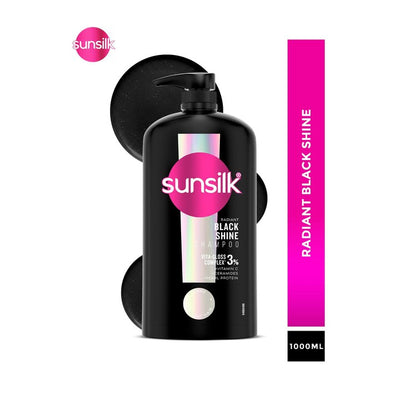 Sunsilk Radiant Black Shine Shampoo - 1 L