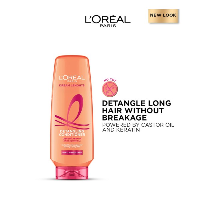 LOreal Paris Dream Lengths Detangling Conditioner with Vegetal Keratin - 175 ml