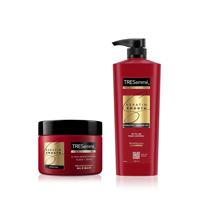 TRESemme Women Set of Keratin Smooth Shampoo & Mask