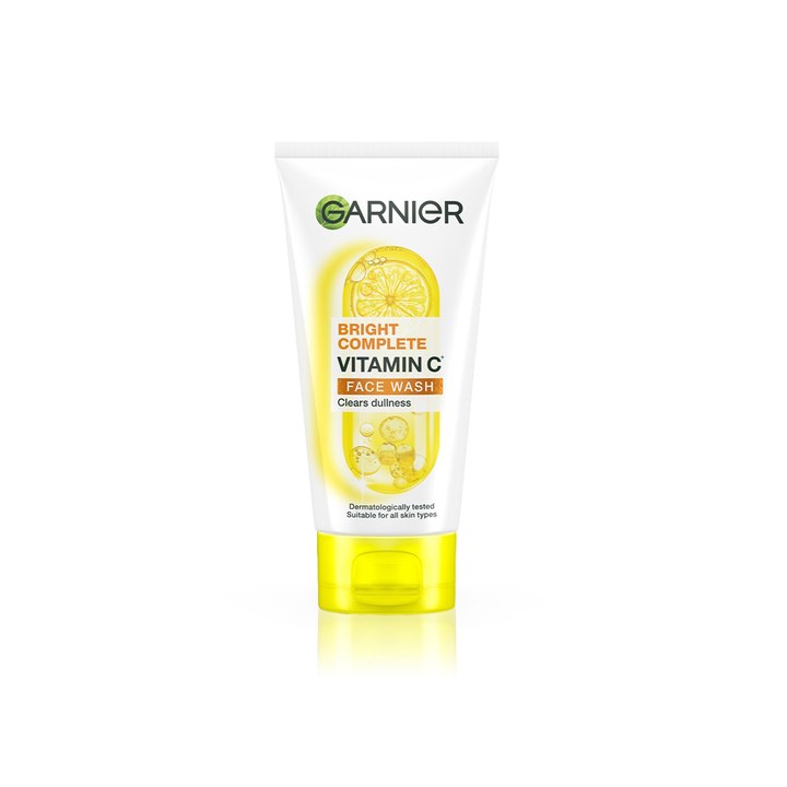 Garnier Skin Naturals Bright Complete Vitamin C Face Washgel -gentle Cleanser - 100g