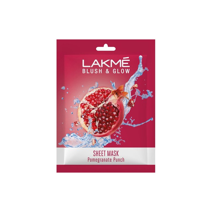 Lakme Blush & Glow Pomegranate Punch Sheet Mask - 25 ml