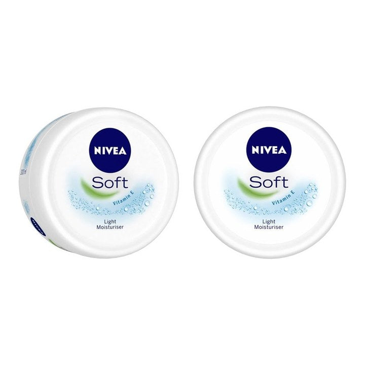 Nivea Set of 2 Soft Vitamin E Light Moisturisers