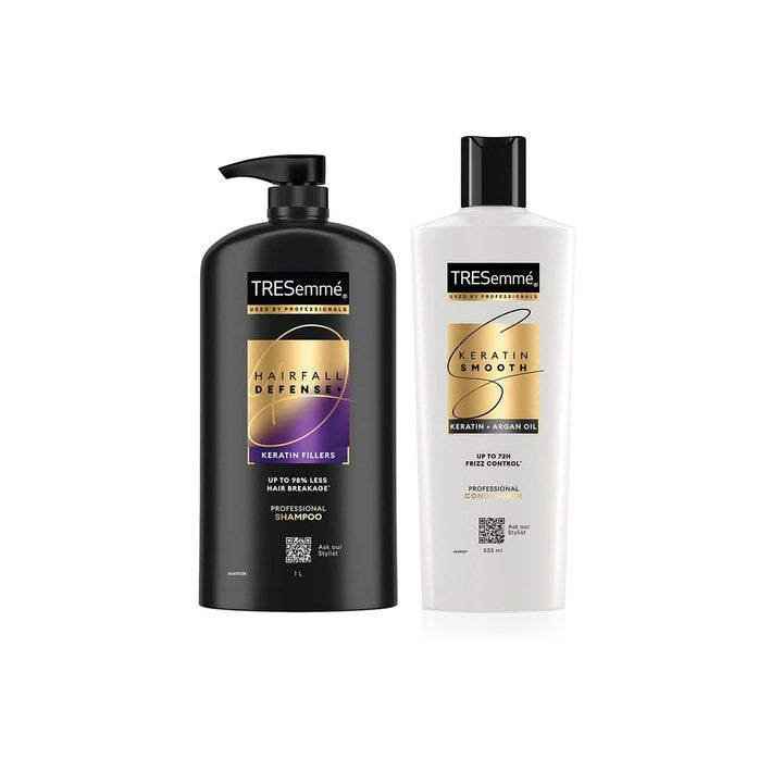 TRESemme Set of Hair Fall Defence Shampoo & Keratin Smooth Conditioner